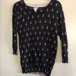 Quarter Sleeve Sweater J. Crew